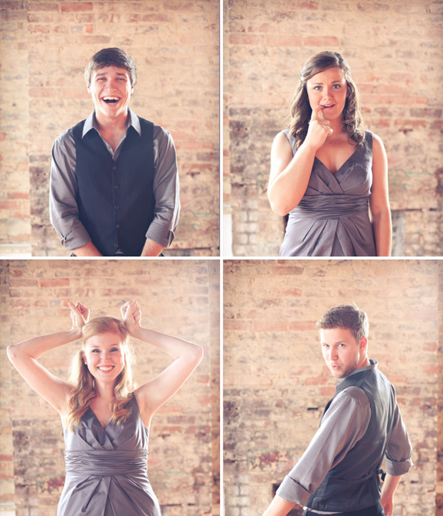 silly bridesmaid and groomsmen pictures